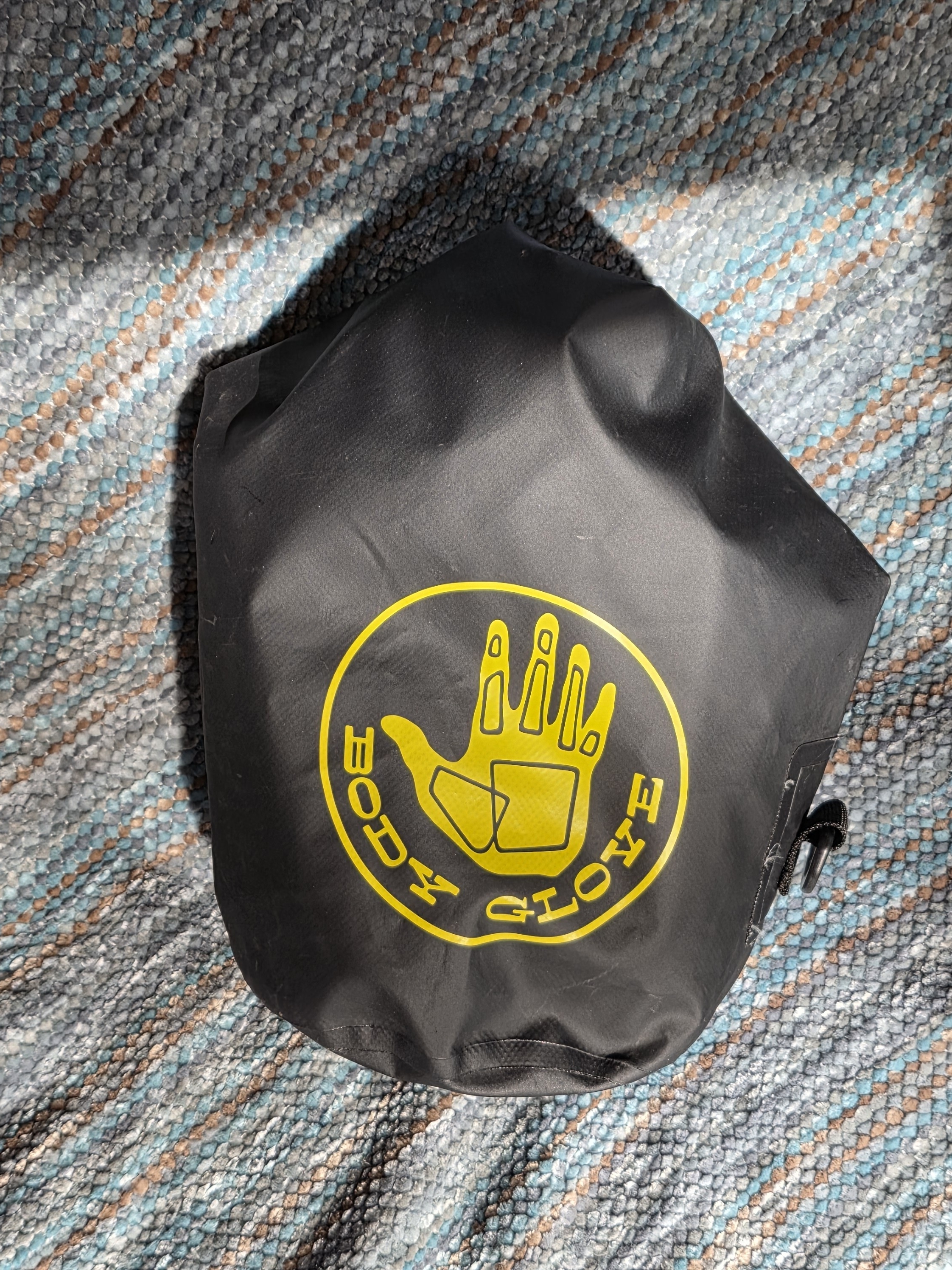 Body Glove Black Dry Bag With Yellow Logo